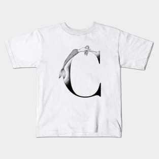 Mermaid Monogram C Kids T-Shirt